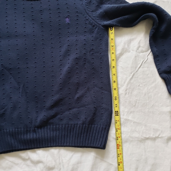 Penguin Men's Navy Blue Knit Sweater - Size Small - Picture 6 of 7